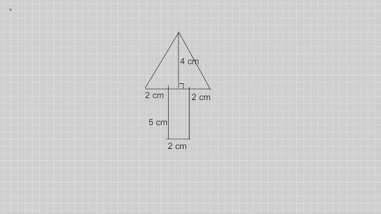 FIND THE AREA OF THE SHAPE-example-1