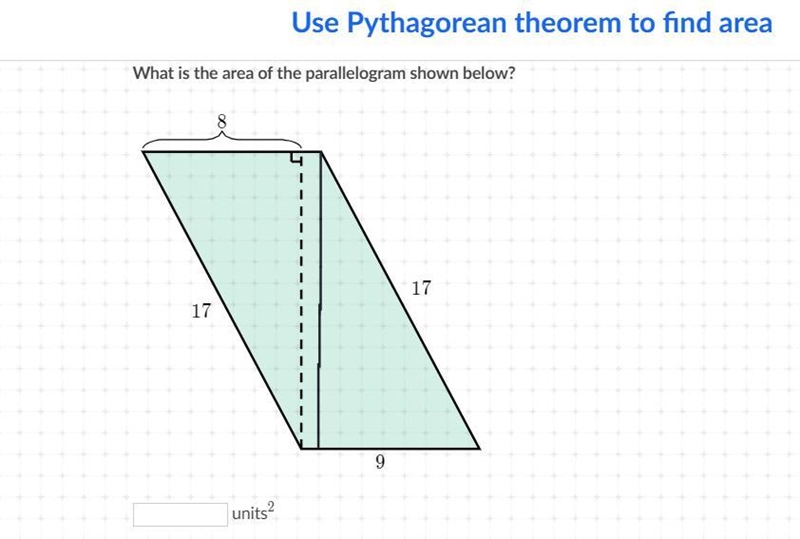 Use Pythagorean theorem to find area. Help!! ;-;-example-1