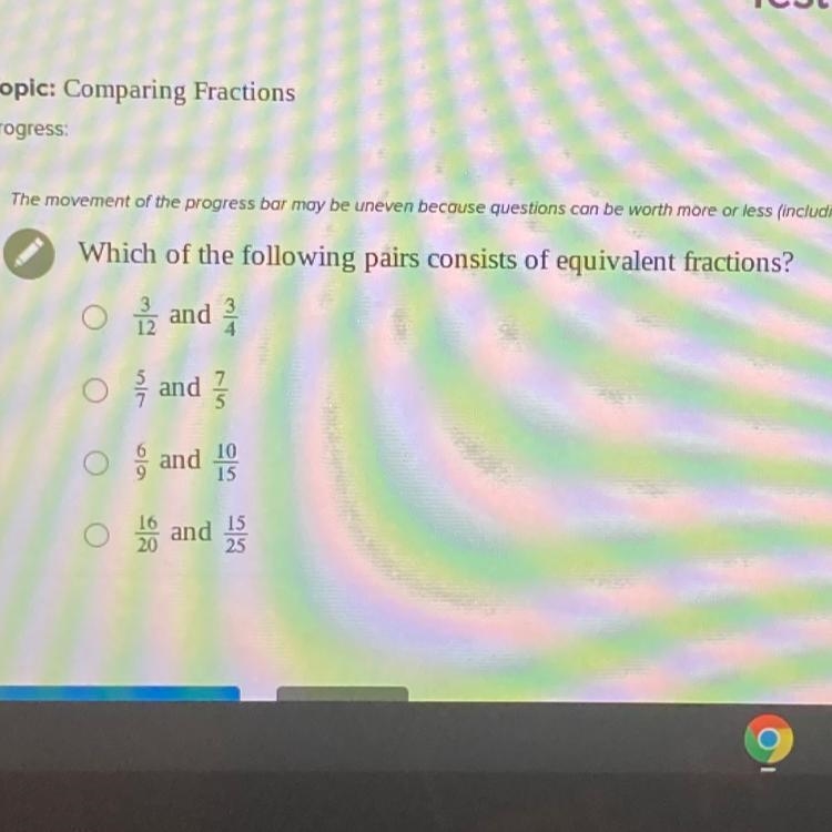 I need help comparing fractions-example-1