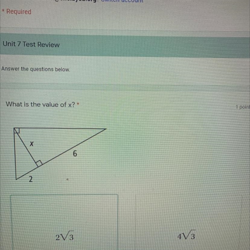 Please help! What is the value of x?-example-1