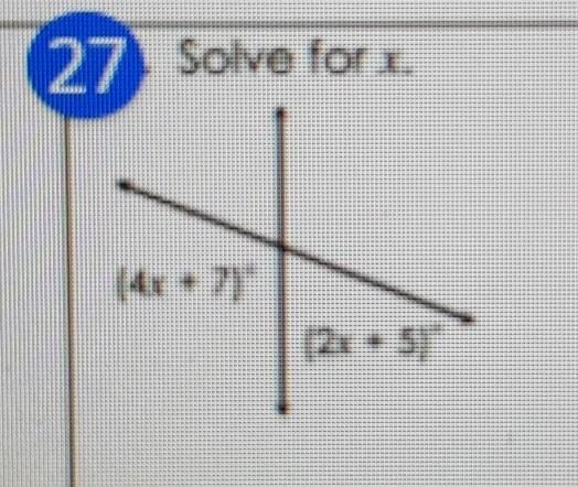 Solve for X (4x+7) (2x+5)​-example-1