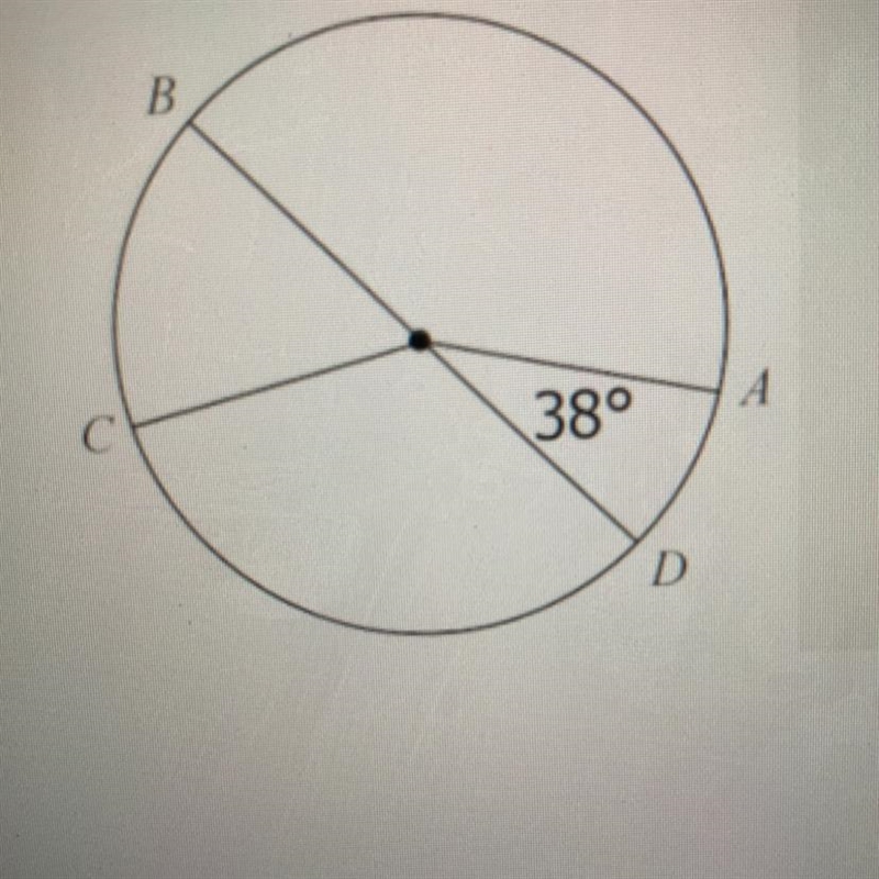 What is the measure of arc AB-example-1