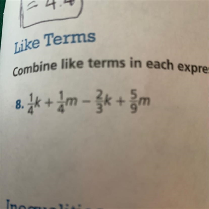 I’m confused how do you know where to put the plus and minus signs when rearranging-example-1