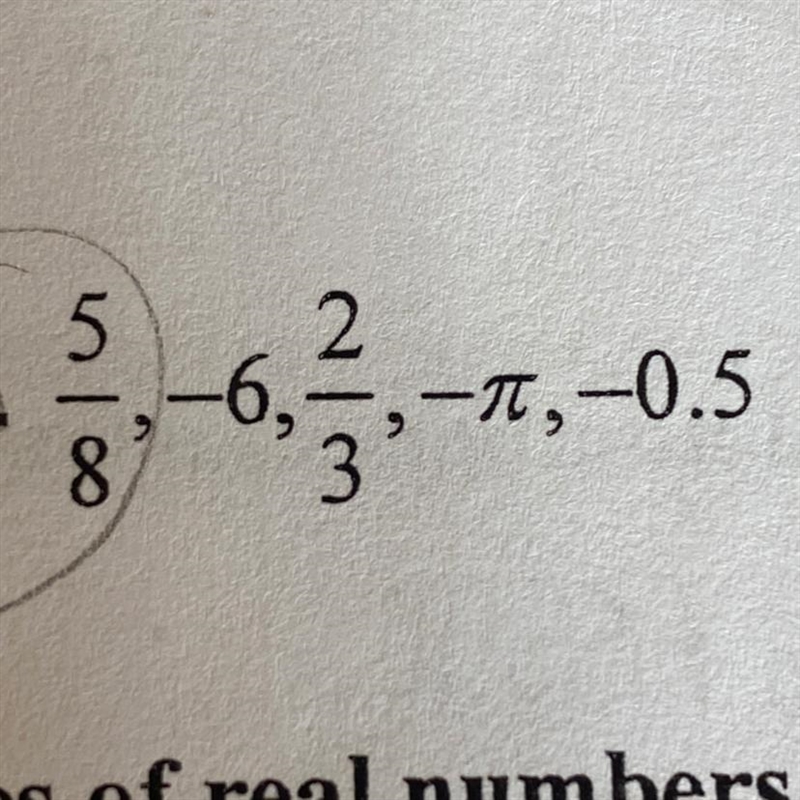 Write numbers least to greatest-example-1