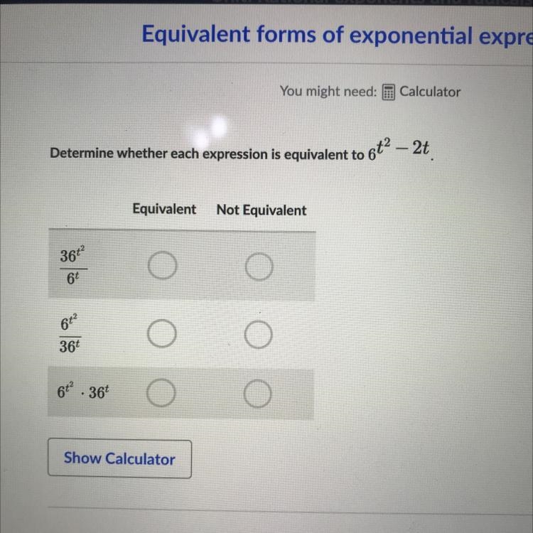 How can I find equivalent expressions to the given expression?-example-1