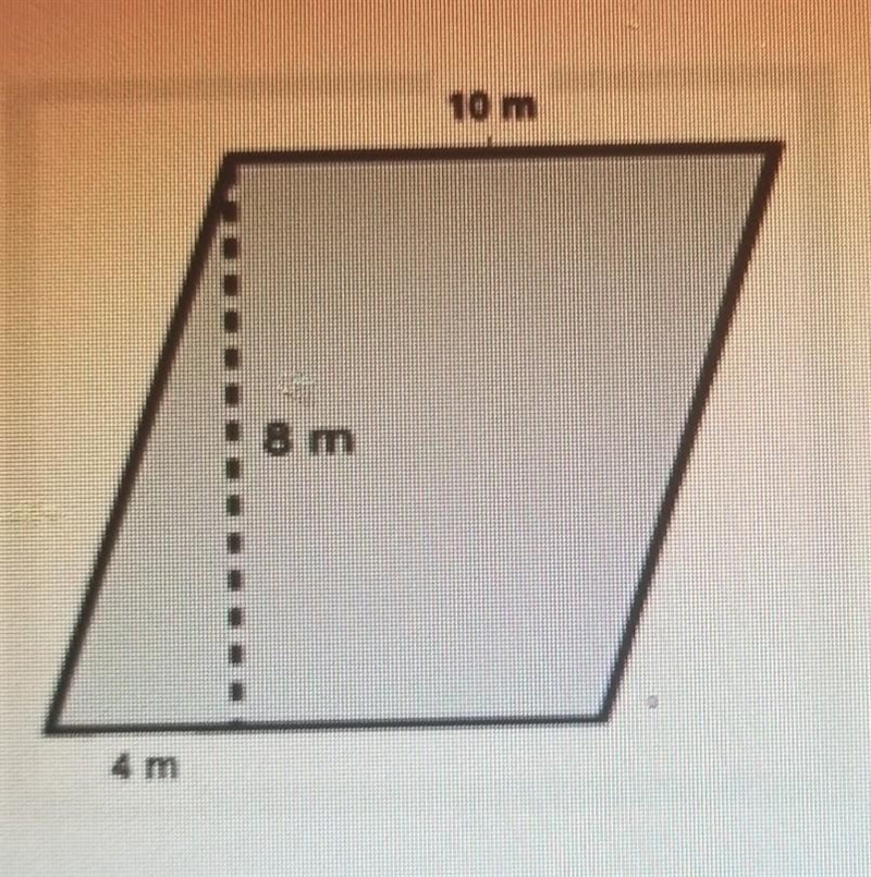 What is the area of the parallelogram?​-example-1