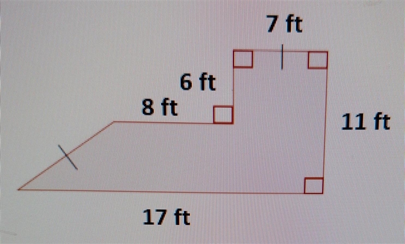 Sarah would like to build a garden this year. Sarah measured out the outside of her-example-1