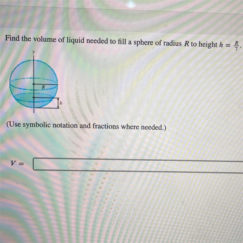 Find the volume of liquid-example-1