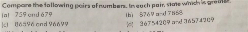 Compare the following pairs of numbers. in each pair,state which is greater​-example-1