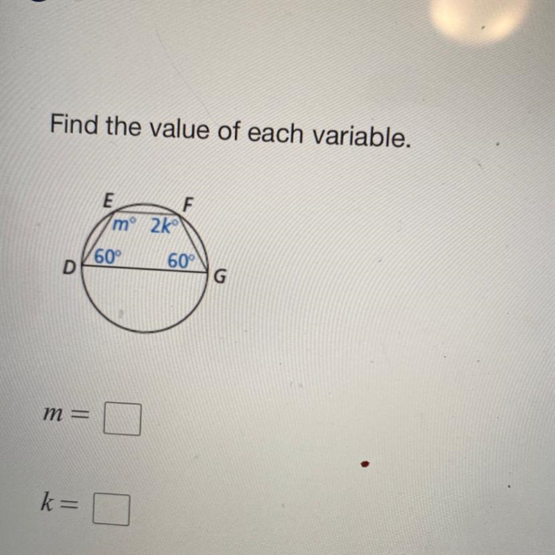 Find the value of each variable. PLEASE HELP ME-example-1