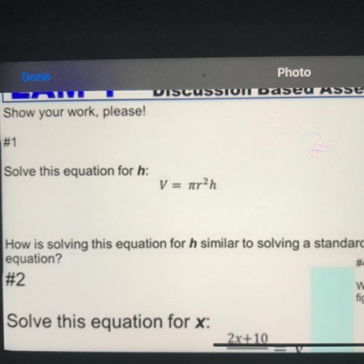 Solve the equation for h?-example-1