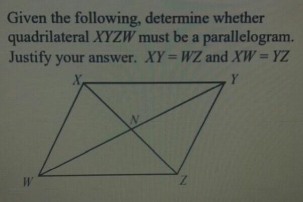 Is this a parallelogram​-example-1