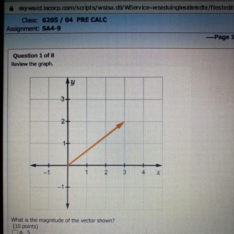 What is the magnitude of the vector shown?-example-1