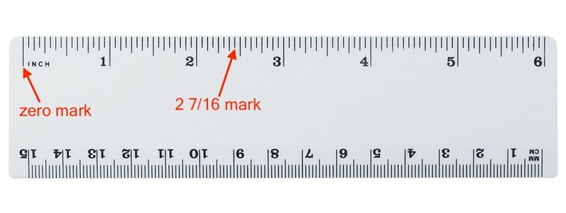 Explain how to draw a line segments that measures 2 7/16 inches if a picture please-example-1