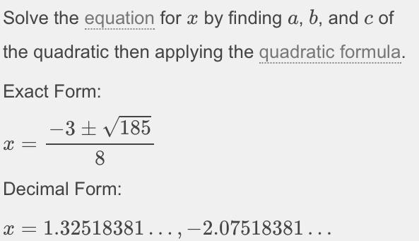 Write the quadratic equation in standard form 3x+x^2=11-3x^2-example-1