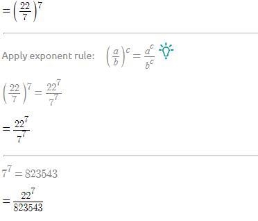 Question: Simplify (3 1/7)^7-example-1