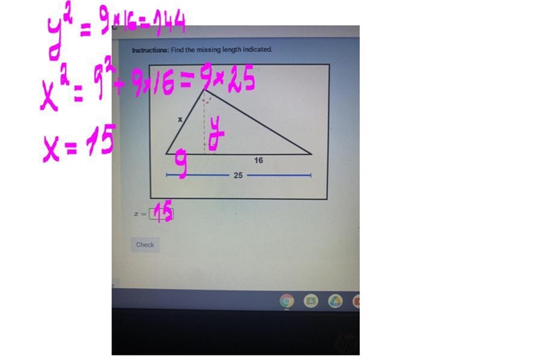 Find the missing length indicated-example-1