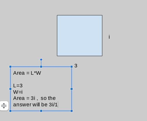 A rectangle is 3 yards long and į yards wide . What is the area of the rectangle? Enter-example-1