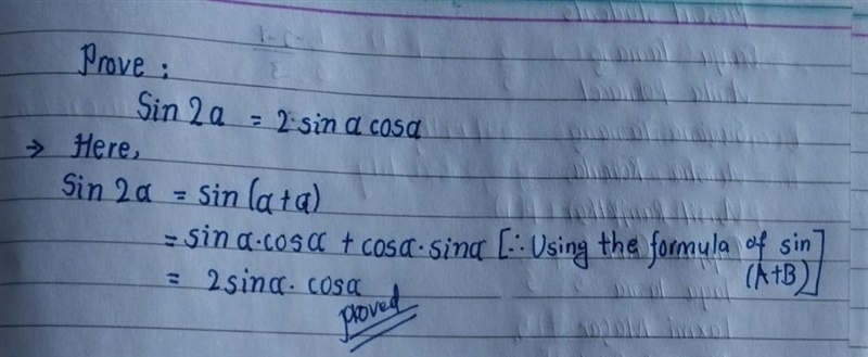 Prove that sin2α = 2sinαcosα-example-1