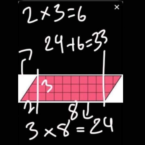 What is the area of the parallelogram below? 20 square units 30 square units 26 square-example-1