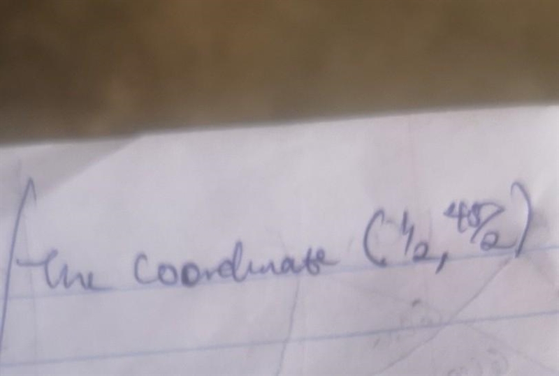 Hence, or otherwise, write down the coordinates of the turning point of the graph-example-2