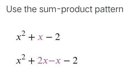 Solve the quadratic equation x²+x-2​-example-2