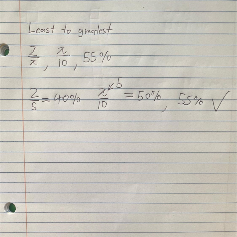 Tell what whole number you can substitute for in the following list so the numbers-example-1