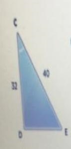 Assume: Triangle CDE is a right triangle and Angle D is a right angle. What is the-example-1