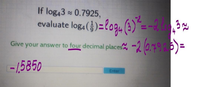 Exponential and Alogarithmic Functions - Alegebra question-example-1