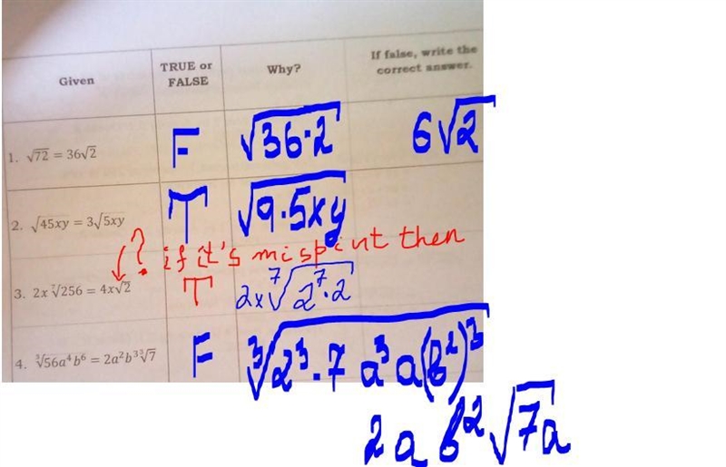 identify whether the given mathematical sentences below is true or false, then write-example-1