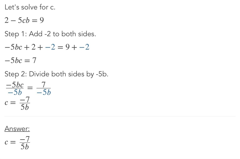 Evalute b (caret) 2-5c b=15 and c =9-example-4