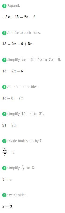 -5(x-3)=2(x-3) solve x-example-1