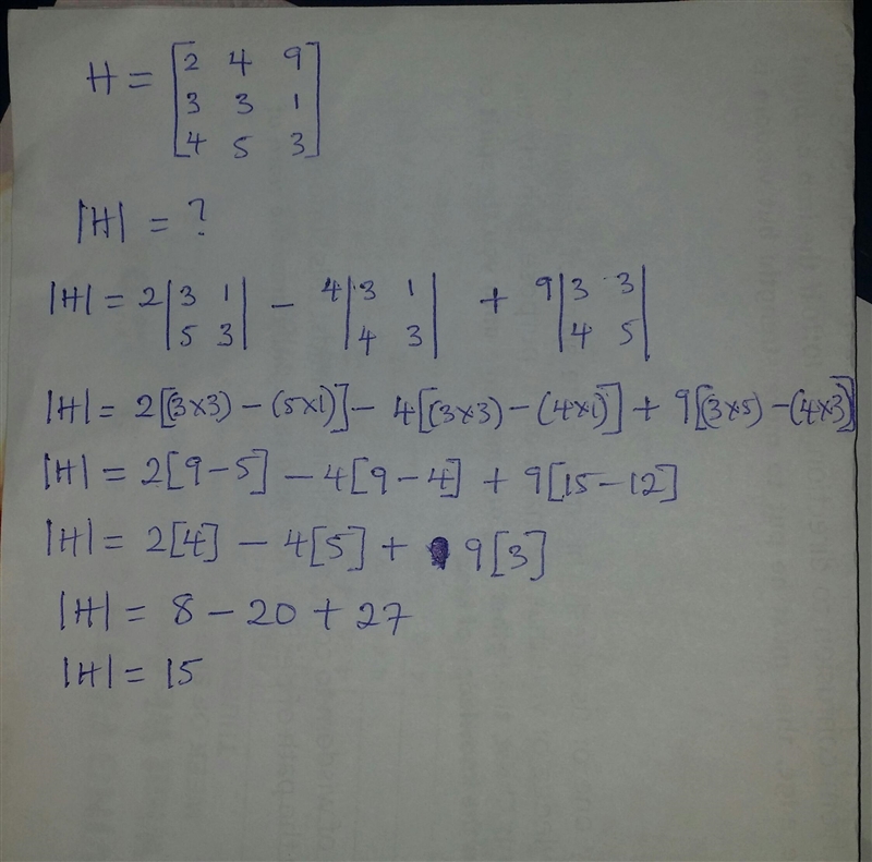 What is the determinant of ￼​-example-1