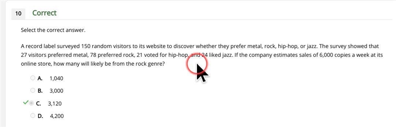 A record label surveyed 150 random visitors to its website to discover whether they-example-1