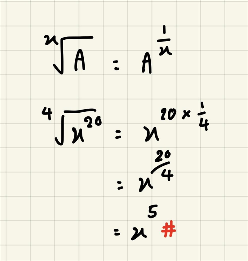 Simplify this please: ^4√y^20-example-1