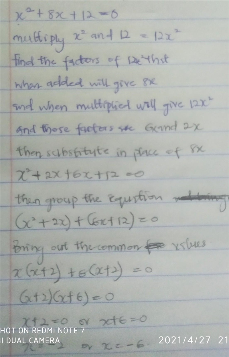 (x^2)+8x+12=0 i need help with this one-example-1