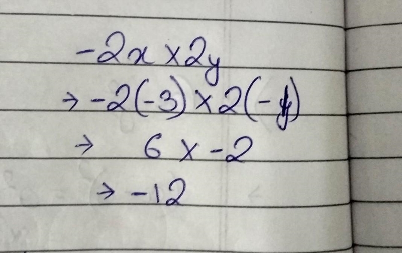 Evaluate -2x^2y, if x = -3 and y=-1. -12 18 12 -18-example-1