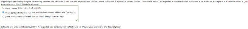 Suppose you are investigating the relationship between two variables, traffic flow-example-1