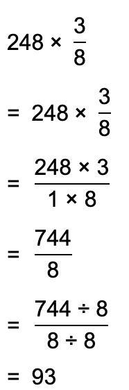 3. June has 248 oranges. She sells of these oranges. How many oranges did June sell-example-1