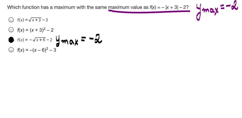 Which function has a maximum with the same maximum value as-example-1