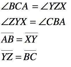 Suppose △abc≅△xyz. what is the corresponding congruent part for each segment or angle-example-1