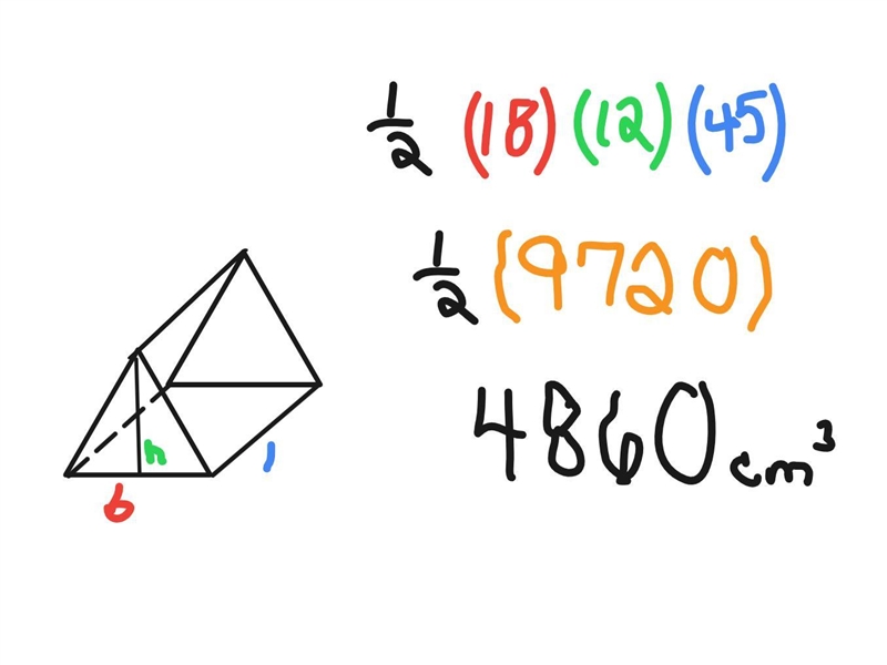 Find the volume of the following prism.-example-1