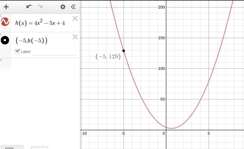 Given h(x) = 4x2 - 5x + 4 find h(-5).-example-1