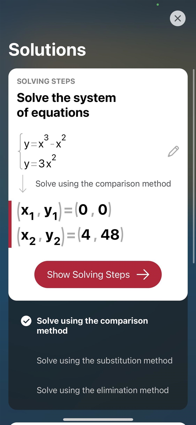 Find the system: y=3x^2 y=x^3-x^2-example-1