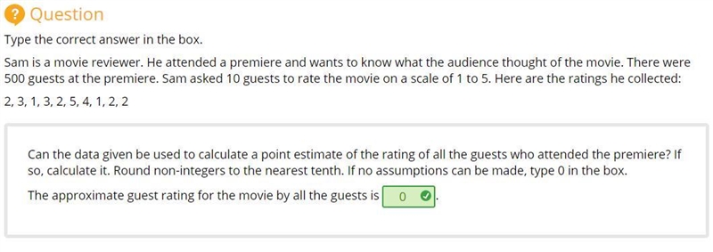 Sam is a movie reviewer. He attended a premiere and wants to know what the audience-example-1