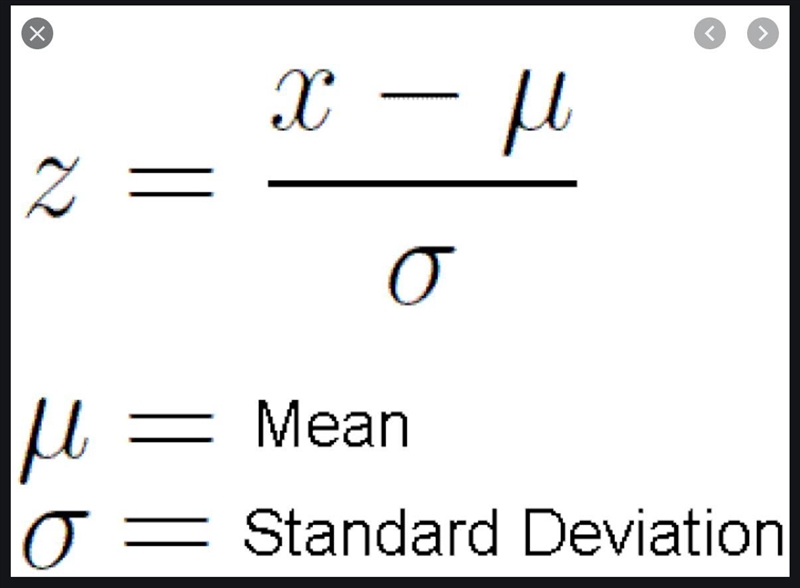 How to calculate z score ​-example-1