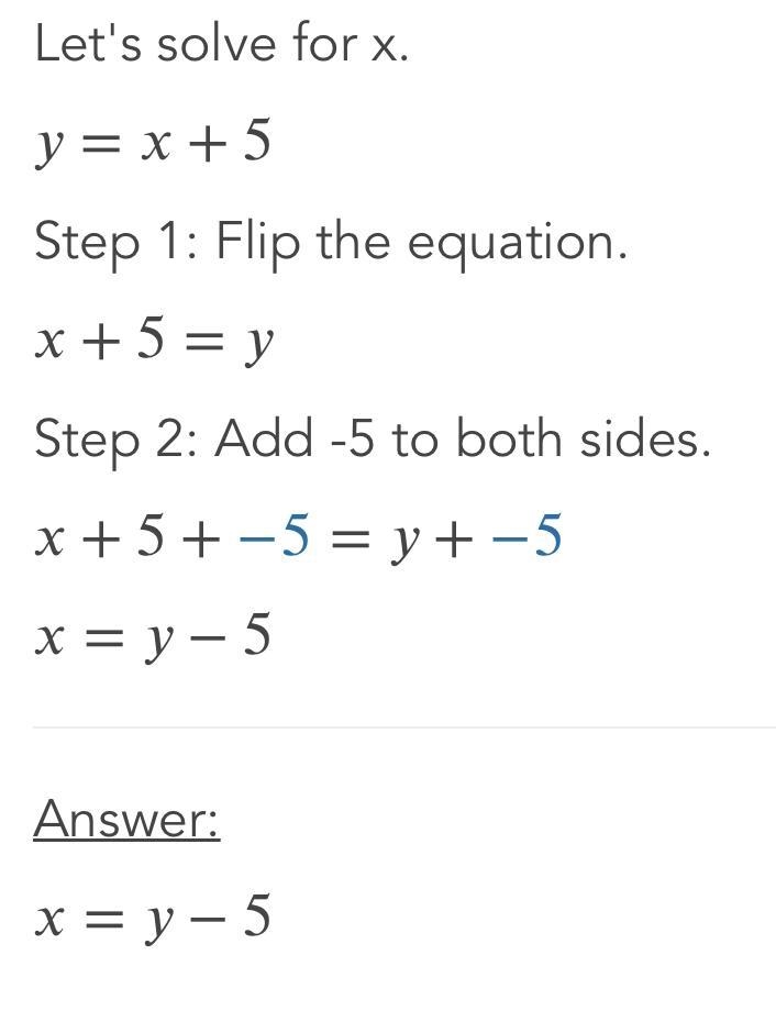 What is the slope of y = x + 5?-example-1