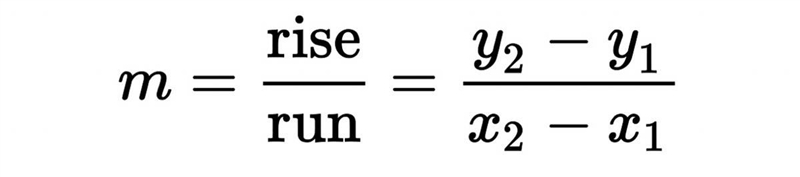 What is the formula for finding slope​-example-1