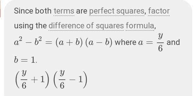 (y^2)/(36) -1-example-1