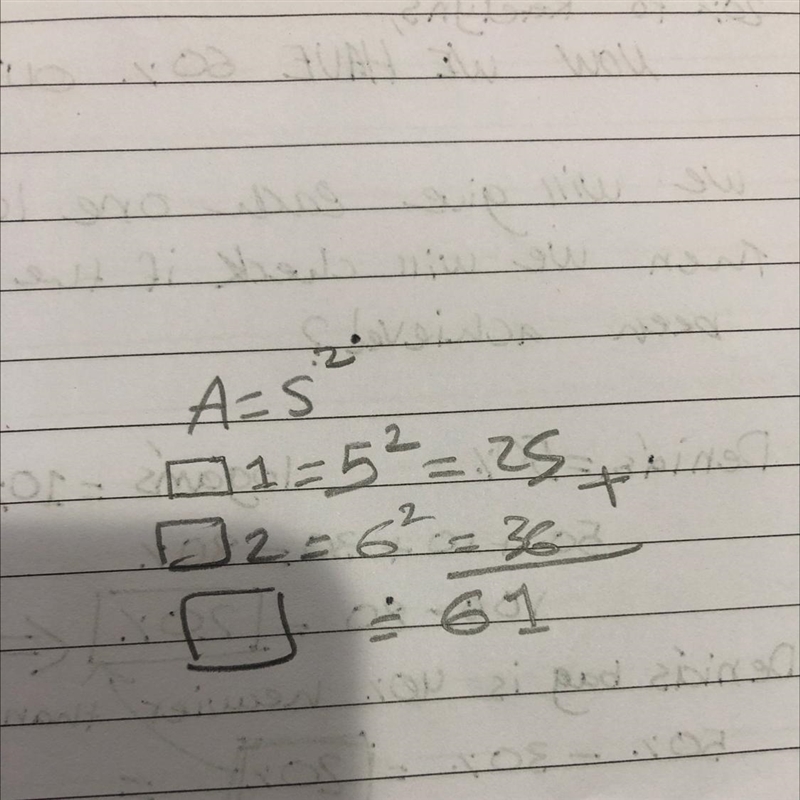 100 POINTS TO CORRECT ANSWER The question was something like this: Square A side length-example-1